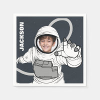 Astronaut Foto Geburtstag Personalisiert