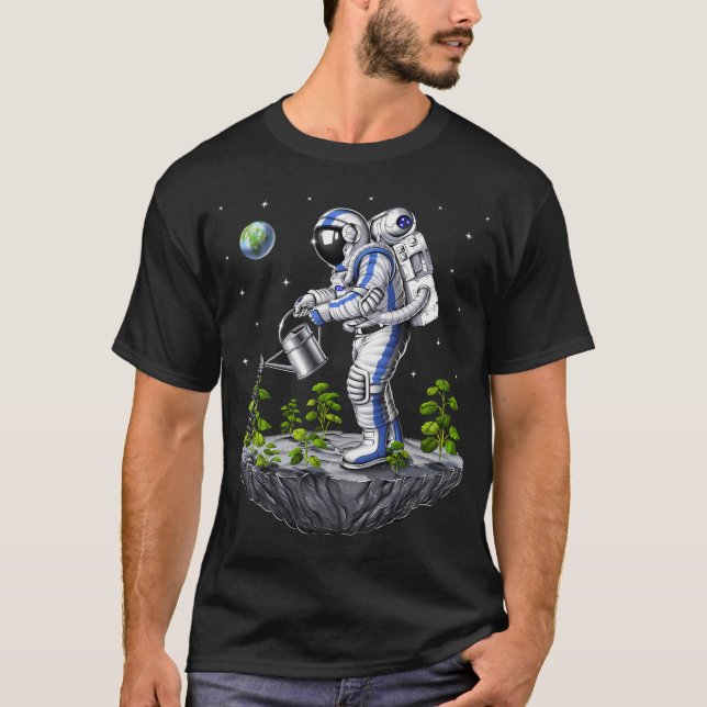 Astronaut Gärtner T-Shirt (Vorderseite)