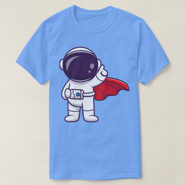 Astronaut geht in den Kryptoraum T-Shirt (Design vorne)