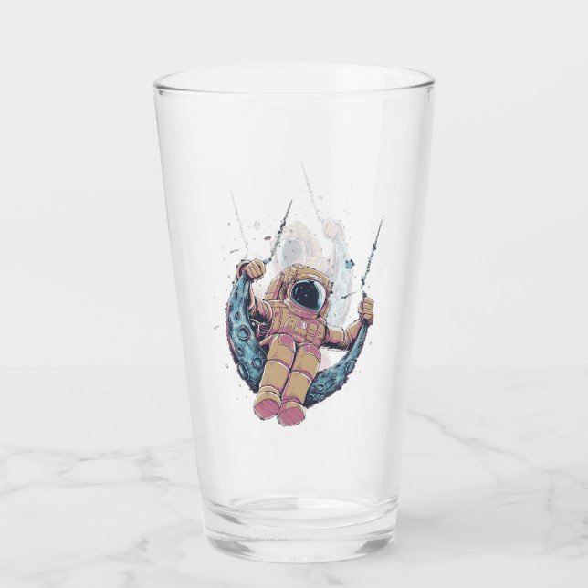Astronaut Glas (Vorderseite)