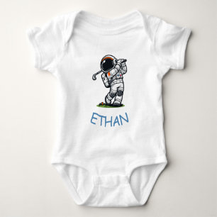 Astronaut Golf Baby Strampler