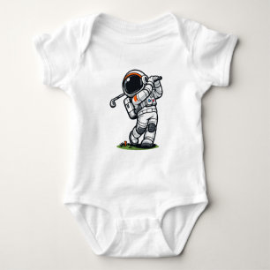 Astronaut Golf Baby Strampler