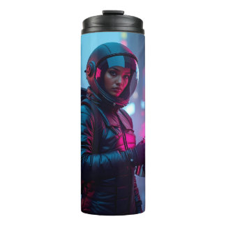 Astronaut Graffiti Thermische Tasse - Neon Street