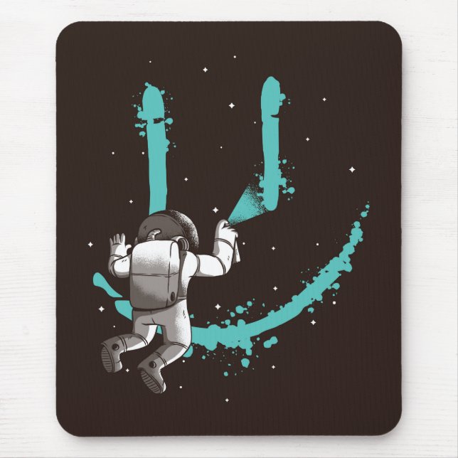 Astronaut Grafitti Mousepad (Vorne)