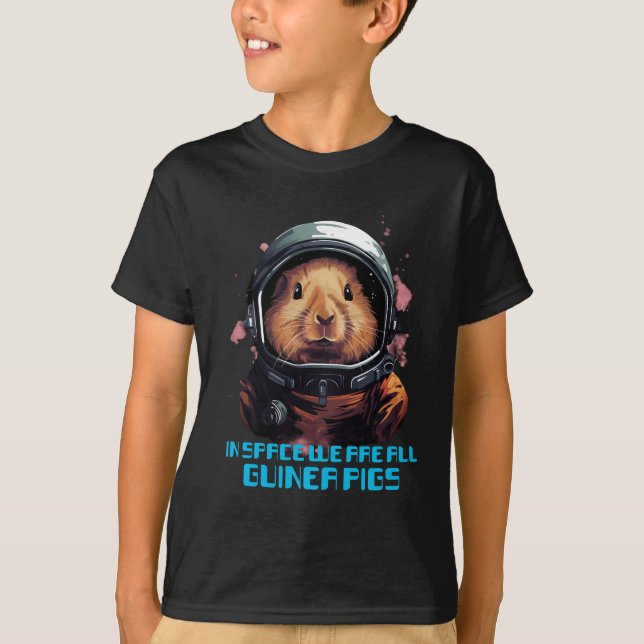 Astronaut Guinea Pig T-Shirt (Vorderseite)