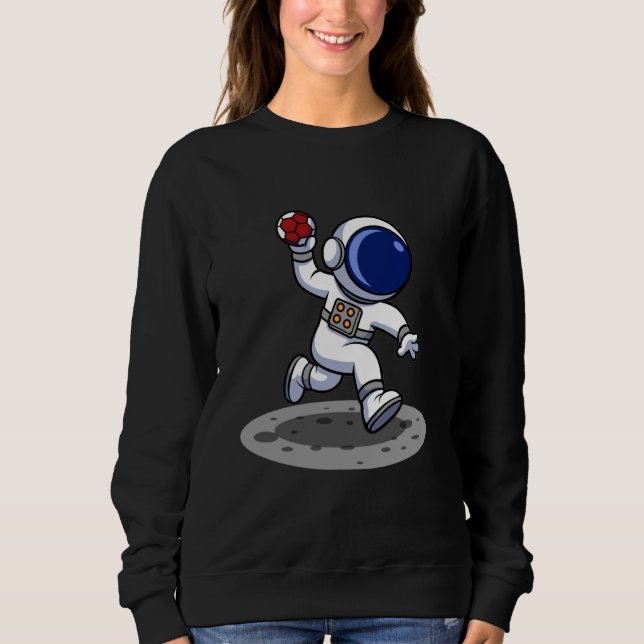 Astronaut Handball Adventure Sweatshirt (Vorderseite)