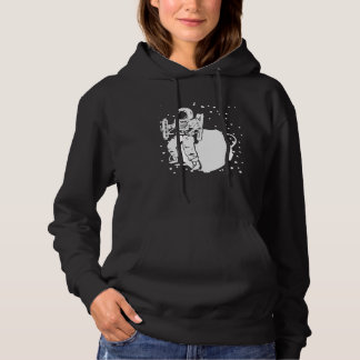 Astronaut Harmonikaspieler mit Planet Harmonicist Hoodie