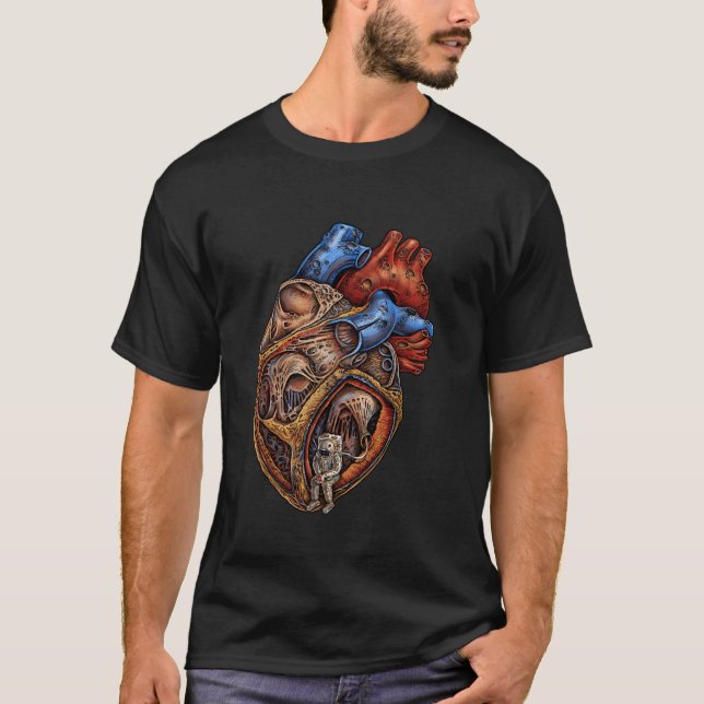 Astronaut Heart Emek Artman T-Shirt (Vorderseite)