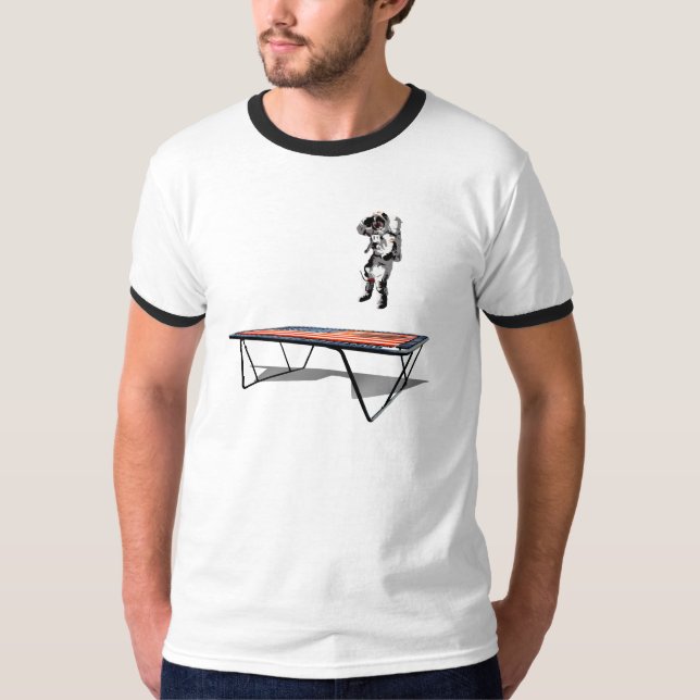 Astronaut heben weg T-Shirt (Vorderseite)