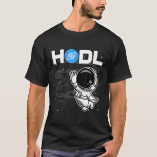 Astronaut HODL Helium HNT Münze zum Mondkrypto T-Shirt