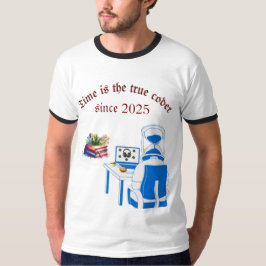 Astronaut Hourglass Head - Funny Space Gamer Codin T-Shirt