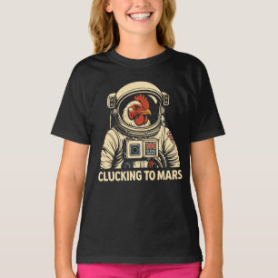 Astronaut Huhn Weltraumreise T-Shirt