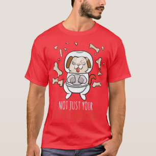 Astronaut Hund Premium T - Shirt
