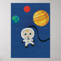 Astronaut im Kinderraum