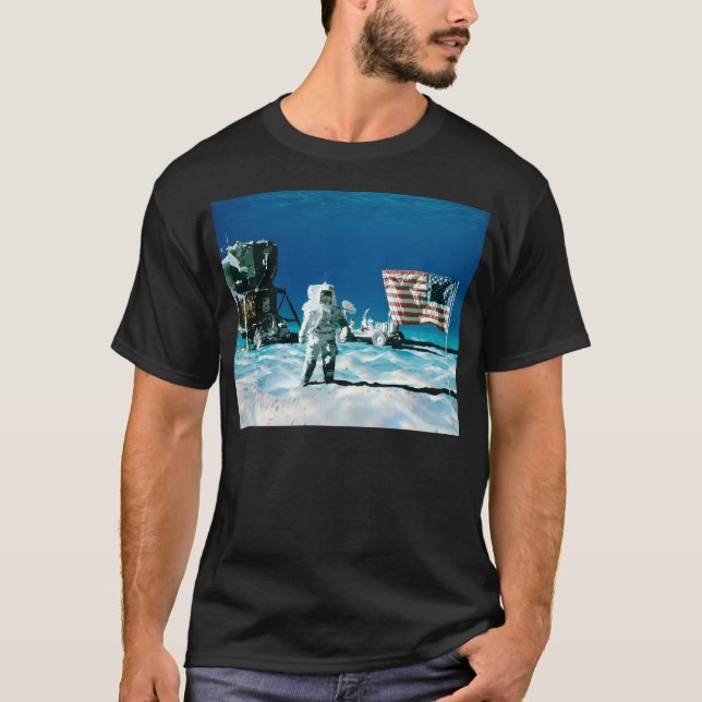 Astronaut im Ozean T-Shirt (Vorderseite)