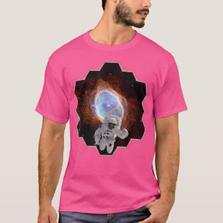 Astronaut im südlichen Ring Nebula Webb Weltraumte T-Shirt