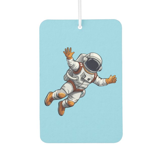 Astronaut im Weltraum Autolufterfrischer (Vorderseite)