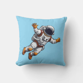 Astronaut im Weltraum Kissen