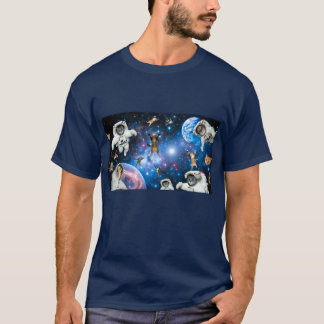 Astronaut im Weltraum T-Shirt