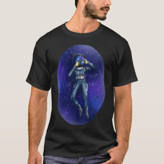 Astronaut im Weltraum T-Shirt