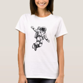Astronaut im Weltraum T-Shirt