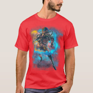 Astronaut im Weltraumatronen gefangen T-Shirt