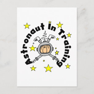 Astronaut in Ausbildung T-Shirts und Geschenke Postkarte