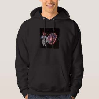 Astronaut in Cartwheel Galaxy Webb Space Telescope Hoodie