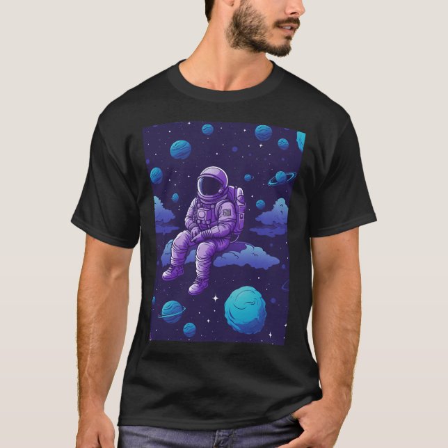 Astronaut in der Cloud T-Shirt (Vorderseite)