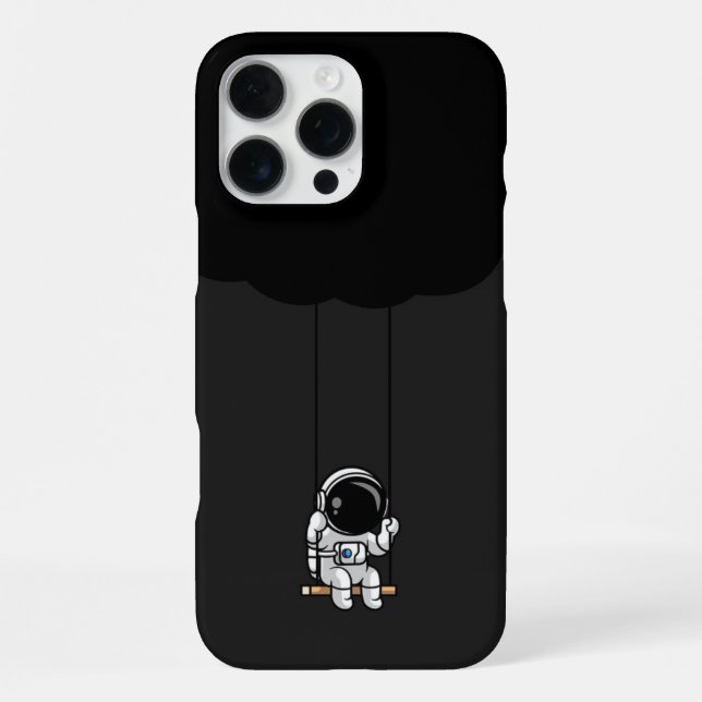 Astronaut iPhone Hülle (Rückseite)