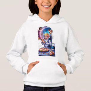 Astronaut isst Pizza im All. Hoodie