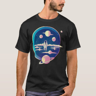 Astronaut ist im Weltraum verloren T-Shirt