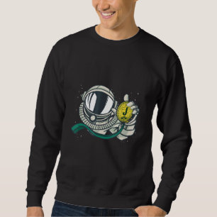 Astronaut Jade Holder Diamond Hände für Jade Sweatshirt
