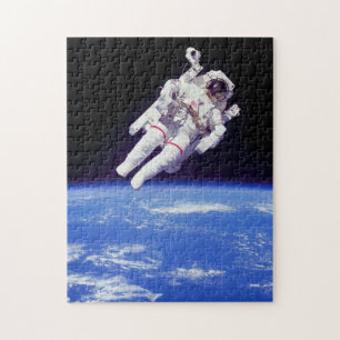 Astronaut Jetpack Spacewalk Earth Orbit Foto Puzzle