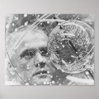 Astronaut John Glenn Training für Freundschaft 7