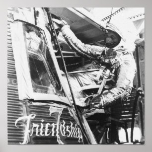 Astronaut John Glenn tritt Freundschaft ein 7 Poster