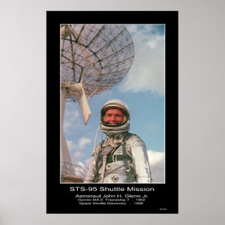 Astronaut John H. Glenn Jr. Poster