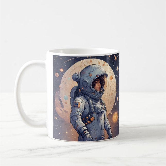Astronaut Kaffeetasse (Links)