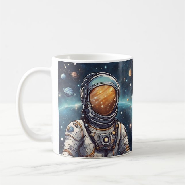 Astronaut Kaffeetasse (Links)