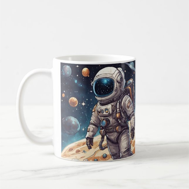 Astronaut Kaffeetasse (Links)