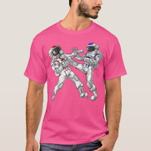 Astronaut Karate Muay Thai Martial Arts Kickboxing T-Shirt