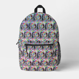 Astronaut Katze Bedruckter Rucksack
