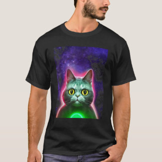 Astronaut Katzen T-Shirt Weltraum Katzen T-Shirt f