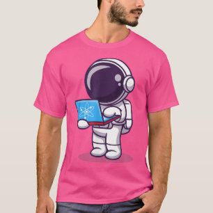 Astronaut kauft Ticket zum Mond mit ATOM Cosm T-Shirt