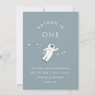 Astronaut Kids Space Geburtstagsparty einladen Einladung