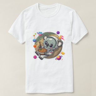 Astronaut Koala Ramen im Weltraum: UFO Adventures T-Shirt