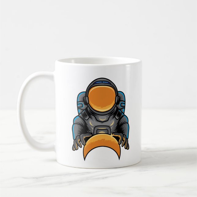 Astronaut-Kontrolle Kaffeetasse (Links)