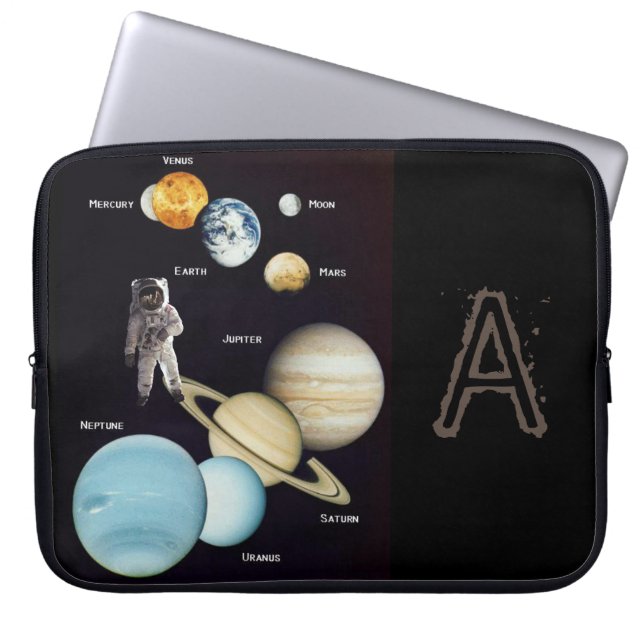 Astronaut Laptopschutzhülle (Vorderseite)