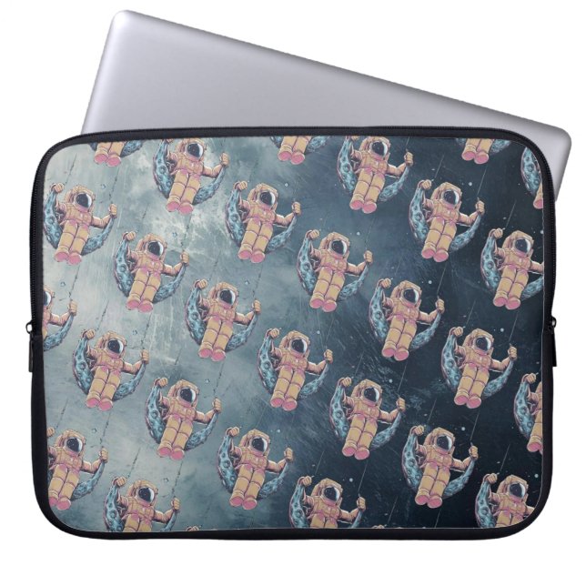 Astronaut Laptopschutzhülle (Vorderseite)