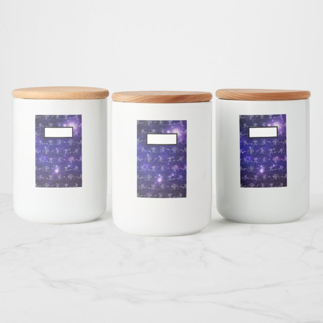 Astronaut Lebensmitteletikett (Flaschen)